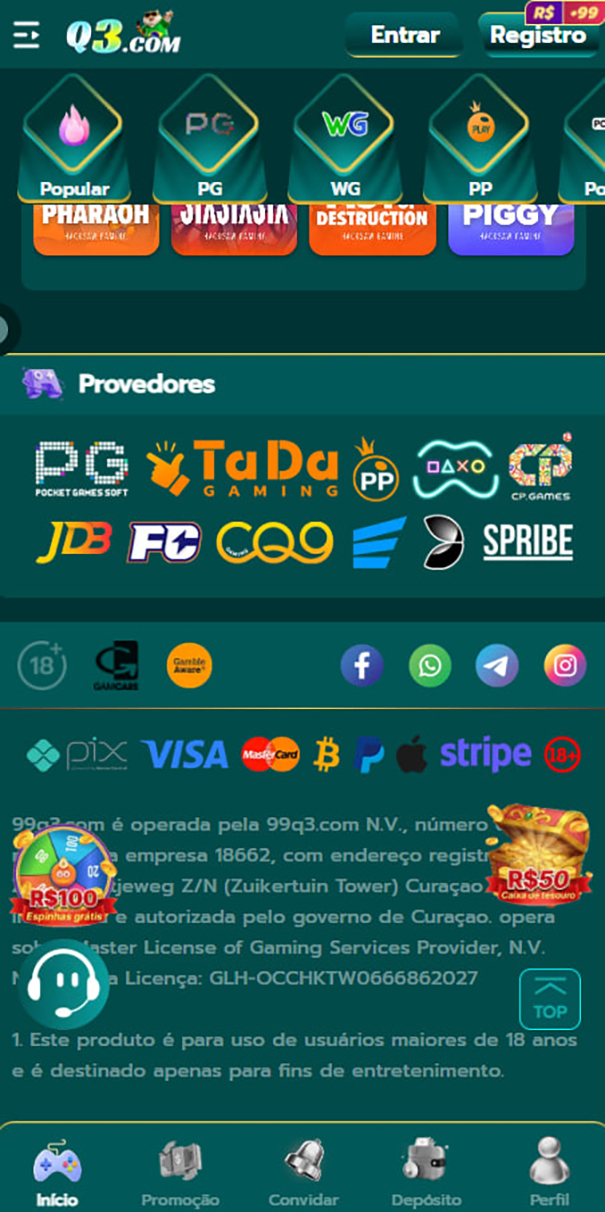 casino depósito mínimo 2 reais 